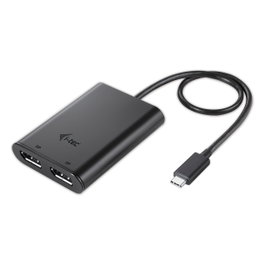 ADAPTADOR DE VÍDEO I-TEC C31DUAL4KDP - USB TIPO-C 3.1 A 2 SALIDAS DISPLAY PORT 1.2 - MAX. 3840*2160 / 30HZ