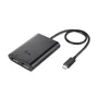 i-tec C31DUAL4KDP Adaptador Gráfico USB-C a 2x DisplayPort 4K UHD 3840x2160 para Dual Pantalla, Thunderbolt 3, Windows, macOS, Android