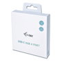 I-Tec Hub USB-C Metal con 4 Puertos USB 3.0 Gris