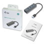I-tec Hub USB 3.0 Metálico con 4 Puertos Gris