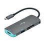 I-tec Nano Dock C31NANODOCKPD USB-C HDMI 4K Power Delivery Plata/Turquesa