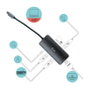 I-tec Nano Dock C31NANODOCKPD USB-C HDMI 4K Power Delivery Plata/Turquesa