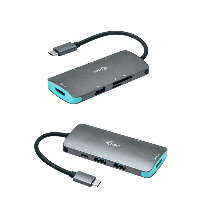 I-tec Docking Station USB-C con HDMI 4K, 3x USB 3.0, Lector SD/MicroSD y Power Delivery hasta 100W para Portátiles y Tablets I-tec Docking Station USB-C con HDMI 4K, 3x USB 3.0, Lector SD/MicroSD y Power Delivery hasta 100W para Portátiles y Tablets