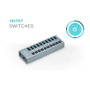 I-tec Hub de Carga USB 3.0 con 10 Puertos y Adaptador de 48W