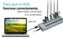 i-tec Hub de Carga USB 3.0 U3CHARGEHUB10 - 10 Puertos, Adaptador 48W, Carga Rápida, Plug & Play, Alimentación 100-240V, Compatible con PC, Mac, Linux, Universal