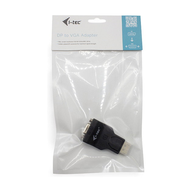 I-TEC Adaptador DisplayPort a VGA Negro