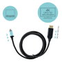 I-tec Adaptador USB-C a DisplayPort Macho-Macho 4K/60Hz Cable 2m (200cm) - Oro