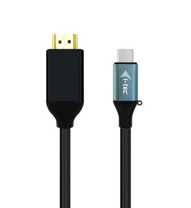 I-tec C31CBLHDMI60HZ2M Adaptador de Cable USB-C a HDMI Macho 4K/60Hz, 2 Metros, Negro, Compatible con Windows, macOS, Android, Chrome OS, Linux