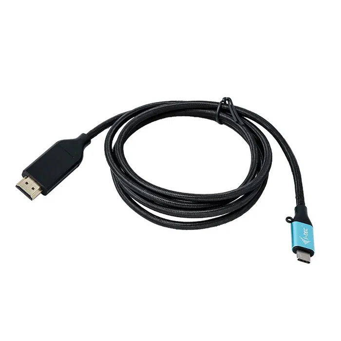 I-tec C31CBLHDMI60HZ2M Adaptador de Cable USB-C a HDMI Macho 4K/60Hz, 2 Metros, Negro, Compatible con Windows, macOS, Android, Chrome OS, Linux