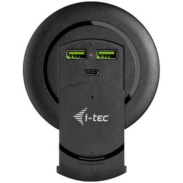 i-tec Cargador de escritorio integrado rápido USB-C Power Delivery PD 3.0 3x puertos USB 3.0 Qualcomm Quick Charge QC3.0 96W
