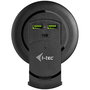 i-tec CHARGER96WD Cargador de Escritorio USB-C PD 3.0 60W y 3x USB-A QC 3.0 96W Negro - Carga Rápida para Ordenador, Tablet, Teléfono Móvil
