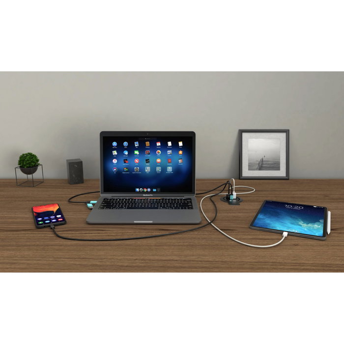 i-tec CHARGER96WD Cargador de Escritorio USB-C PD 3.0 60W y 3x USB-A QC 3.0 96W Negro - Carga Rápida para Ordenador, Tablet, Teléfono Móvil i-tec CHARGER96WD Cargador de Escritorio USB-C PD 3.0 60W y 3x USB-A QC 3.0 96W Negro - Carga Rápida para Ordenador, Tablet, Teléfono Móvil