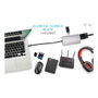 I-TEC D I-TEC USB-C NANO DOCK HDMI/VGA, Base Metal USB-C Nano para Viaje con HDMI, VGA, LAN, 100W PD, 3.5mm, Lector SD/MicroSD, Plata