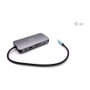 I-TEC D I-TEC USB-C NANO DOCK HDMI/VGA, Base Metal USB-C Nano para Viaje con HDMI, VGA, LAN, 100W PD, 3.5mm, Lector SD/MicroSD, Plata