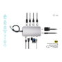 I-TEC D I-TEC USB-C NANO DOCK HDMI/VGA, Base Metal USB-C Nano para Viaje con HDMI, VGA, LAN, 100W PD, 3.5mm, Lector SD/MicroSD, Plata