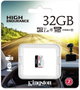 Kingston High Endurance 32 GB MicroSD UHS-I Clase 10