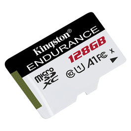 Kingston High Endurance Tarjeta MicroSDXC 128GB Clase 10 UHS-I U1 A1 Velocidad Lectura 95MB/s