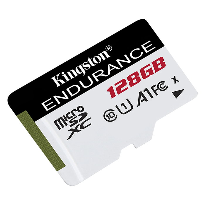 Kingston High Endurance Tarjeta MicroSDXC 128GB Clase 10 UHS-I U1 A1 Velocidad Lectura 95MB/s Kingston High Endurance Tarjeta MicroSDXC 128GB Clase 10 UHS-I U1 A1 Velocidad Lectura 95MB/s