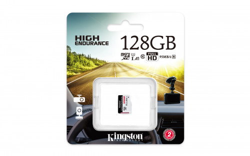 Kingston High Endurance 128 GB MicroSD UHS-I Clase 10 Kingston High Endurance 128 GB MicroSD UHS-I Clase 10