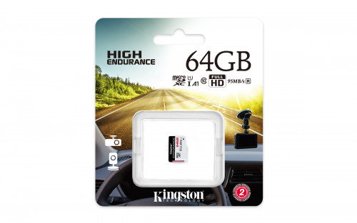 Kingston SDCE/64GB MicroSDXC Clase 10 UHS-I, 64 GB, Alta Resistencia, Clase U1, Velocidad Lectura 95MB/s Kingston SDCE/64GB MicroSDXC Clase 10 UHS-I, 64 GB, Alta Resistencia, Clase U1, Velocidad Lectura 95MB/s