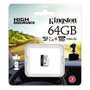 Kingston 64GB microSDXC Endurance 95R/30W C10 A1 UHS-I U1 Clase 10
