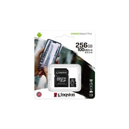 KINGSTON MicroSD XC 256GB / Class 10 / Adaptador SD