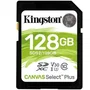 Kingston SDS2/128GB Tarjeta de Memoria Canvas Select Plus SDXC 128GB, Clase 10, UHS-I U3/V30, 100MB/s Lectura para Video Full HD