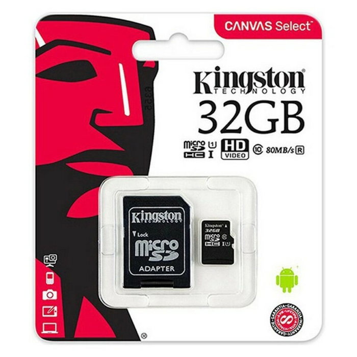 Kingston Canvas Select Plus 64 GB microSDXC Clase 10 con Adaptador SD