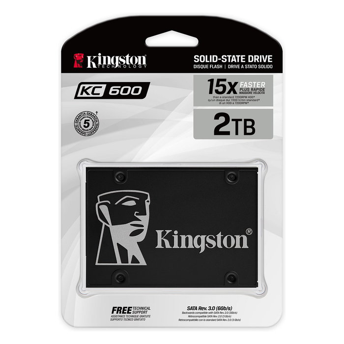 Kingston KC600 2 TB SSD 2.5 SATA III Kingston KC600 2 TB SSD 2.5 SATA III