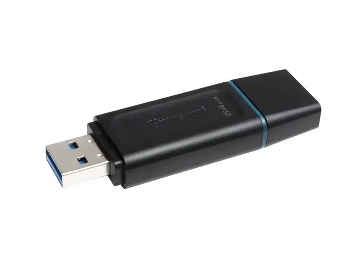 Kingston DataTraveler Exodia 64 GB USB 3.2 Gen 1 Negro/Turquesa Kingston DataTraveler Exodia 64 GB USB 3.2 Gen 1 Negro/Turquesa