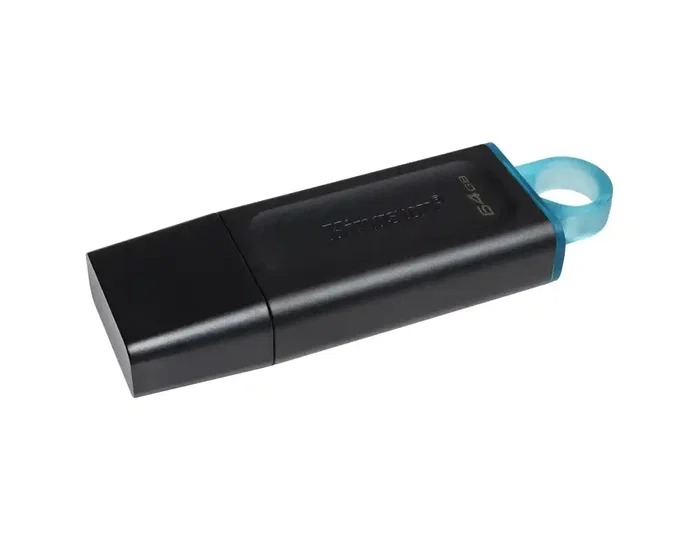 Kingston DataTraveler Exodia 64 GB USB 3.2 Gen 1 Negro/Turquesa Kingston DataTraveler Exodia 64 GB USB 3.2 Gen 1 Negro/Turquesa