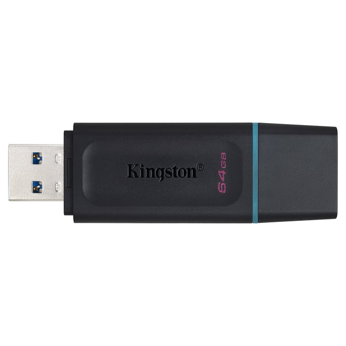 Kingston DataTraveler Exodia 64 GB USB 3.2 Gen 1 Negro/Turquesa Kingston DataTraveler Exodia 64 GB USB 3.2 Gen 1 Negro/Turquesa