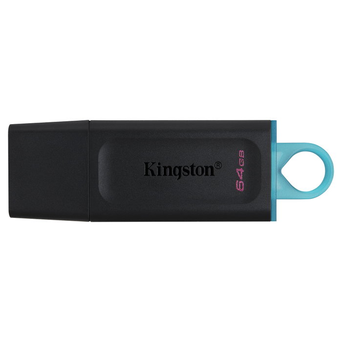 Kingston DataTraveler Exodia 64 GB USB 3.2 Gen 1 Negro/Turquesa Kingston DataTraveler Exodia 64 GB USB 3.2 Gen 1 Negro/Turquesa