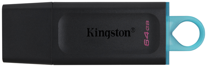 Kingston DataTraveler Exodia 64 GB USB 3.2 Gen 1 Negro/Turquesa Kingston DataTraveler Exodia 64 GB USB 3.2 Gen 1 Negro/Turquesa