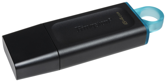 Kingston DataTraveler Exodia 64 GB USB 3.2 Gen 1 Negro/Turquesa Kingston DataTraveler Exodia 64 GB USB 3.2 Gen 1 Negro/Turquesa