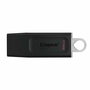 Kingston pendrive datatraveler exodia 32gb c/tapa protectora y ranura para colgar usb 3.2 negro/gris