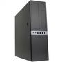 Coolbox Caja Ordenador Sobremesa MicroATX Slim Convertible Pedestal/Sobremesa - Negro - Fuente 300W 80+ Bronze - Ventilador Frontal 90mm