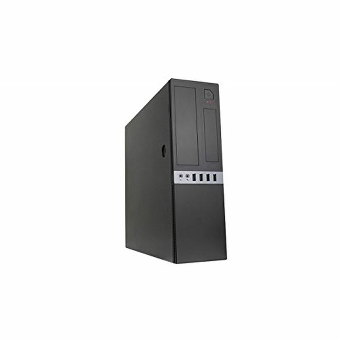 Coolbox Caja MicroATX Slim convertible Negro