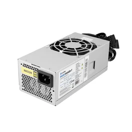Coolbox Fuente de Alimentación TFX BASIC500GR-T 500W Gris, ATX 20+4 pin, Ventilador 80mm Termorregulado, Conectores: 3x SATA, 1x Molex, 1x FDD, Compatible con Intel Haswell