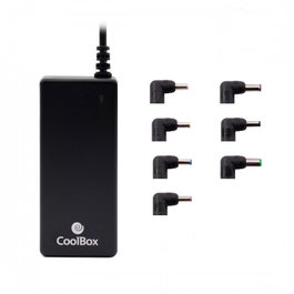 COOLBOX Cargador Universal de 65W con 14 Puntas y Ajuste Automático