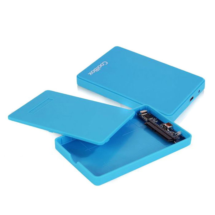 COOLBOX Carcasa Externa para HDD/SSD 2.5 SATA USB 3.0 Gris SCG2543