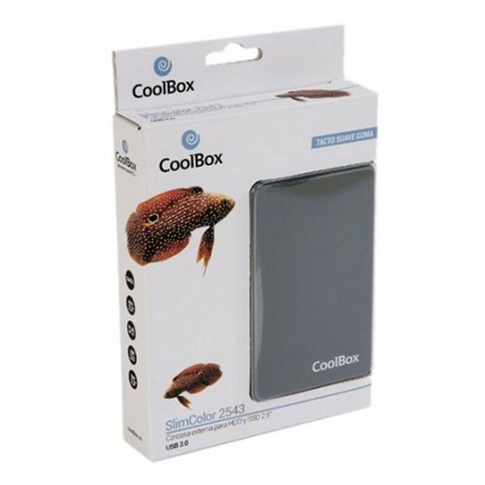 COOLBOX Carcasa Externa para HDD/SSD 2.5 SATA USB 3.0 Gris SCG2543