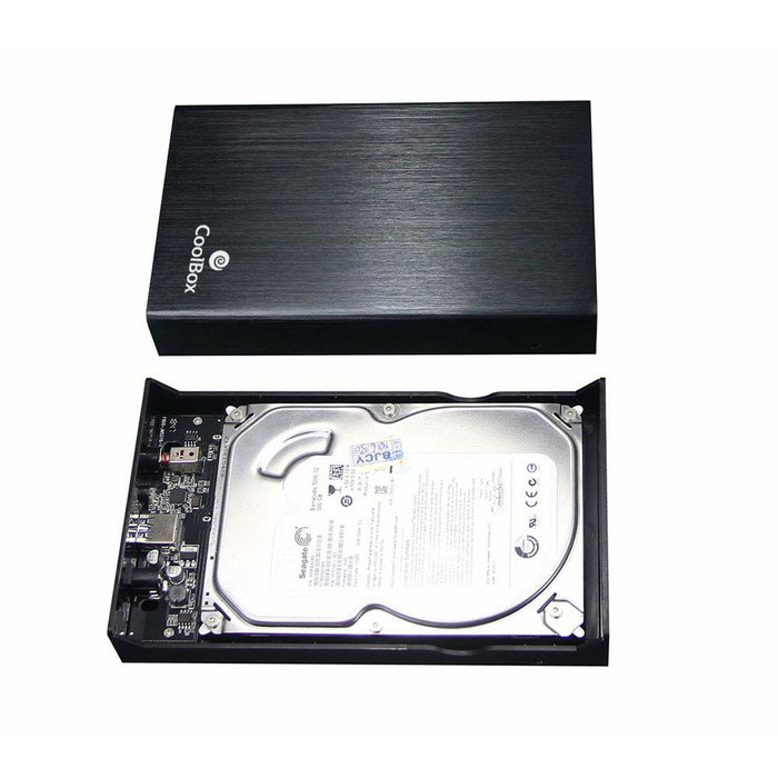 Coolbox Carcasa para disco duro HDD 3.5 pulgadas USB 3.2 Gen 1