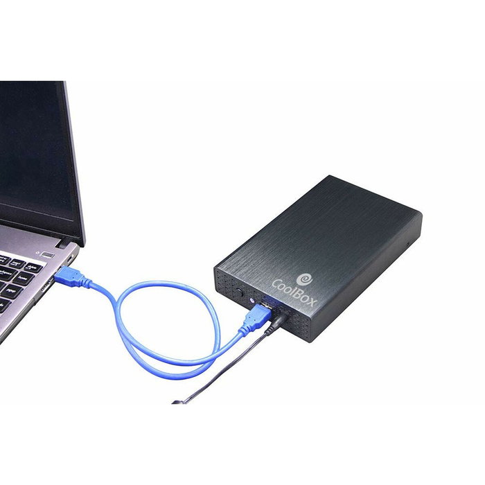 Coolbox Carcasa para disco duro HDD 3.5 pulgadas USB 3.2 Gen 1