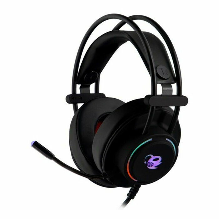 Deep Gaming Coolbox - Auriculares Gaming con LED Deep Lighting, Micrófono Integrado y Conector Jack 3.5mm