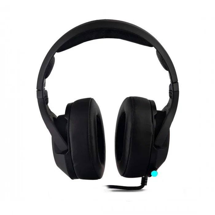 Coolbox DeepGaming RGB Pro DeepChroma - Auriculares Gaming Alámbricos con Micrófono Boom, Iluminación RGB 7 Colores, Diadema Supraaural, Conectores 3.5mm y USB, PC y Consolas, Negro