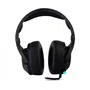 Coolbox DeepGaming RGB Pro DeepChroma - Auriculares Gaming Alámbricos con Micrófono Boom, Iluminación RGB 7 Colores, Diadema Supraaural, Conectores 3.5mm y USB, PC y Consolas, Negro