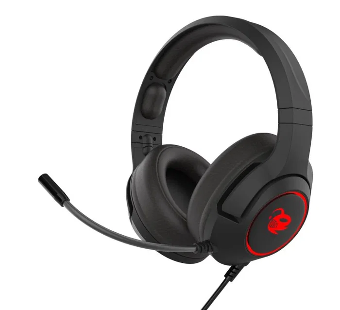 Coolbox DeepGaming RGB Pro DeepChroma - Auriculares Gaming Alámbricos con Micrófono Boom, Iluminación RGB 7 Colores, Diadema Supraaural, Conectores 3.5mm y USB, PC y Consolas, Negro