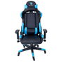 Coolbox Silla Gaming Deepcomand Tapizado Polipiel PU Fibra de Carbono Diseño Air Effect Ergonómica con Cojines Lumbar y Cervical