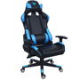 Coolbox Silla Gaming Deepcomand Tapizado Polipiel PU Fibra de Carbono Diseño Air Effect Ergonómica con Cojines Lumbar y Cervical